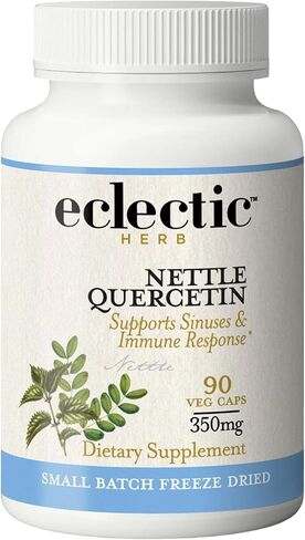 Eclectic Institute Raw Freeze-Dried Non-GMO Nettle Leaf | Healthy Sinus Support, Histamine Response & Respiratory Wellness | 90 CT in Saudi Arabia