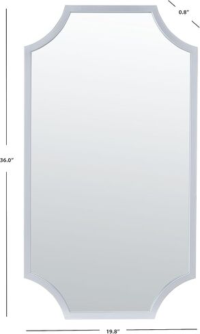 SAFAVIEH Home Collection Elenin Brass 20 x 36-inch Decorative Accent Wall Mirror for Bedroom Living Room Bathroom Entryway in Saudi Arabia