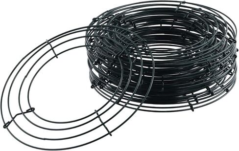 KINJOEK 15 Pack 12 Inch Wire Wreaths Frames, Wreath Forms Wreath Rings, Round Wire Frames for Wreaths, Christmas Decoration in Kuwait