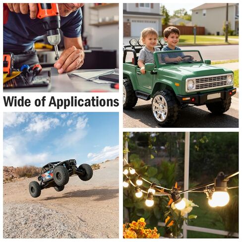 KOEZEOI 18V إلى 12V محول تنحي Aadpter لـ Ryobi 18V بطارية محول جهد كهربي DC منظم جهد 15A MAX 180W محول باك تلقائي عجلات طاقة Aadpter مع مفتاح لألعاب سيارات RC DIY in Kuwait