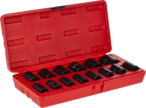 SUNEX TOOLS 2652 14 Piece 1/2-Inch Drive Standard Metric 6 Point Impact Socket Set in Saudi Arabia