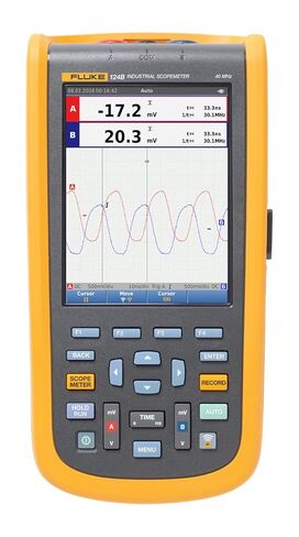 Fluke 123B Industrial ScopeMeter hand-held Oscilloscope, 2 input channels, 20 MHZ bandwidth in Saudi Arabia