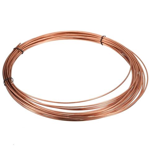 uxcell 99.9% Soft Copper Wire(13 Gauge, 49 FT), 0.8 Pound Spool Pure Copper Wire for Jewelry Making, Craft, Decorations in Saudi Arabia