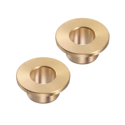 2pcs Bronze Flange Bearing Sleeve [10mm Bore x 14 OD x 10mm Flange Thickness] Self-Lubricating Bushings in Saudi Arabia