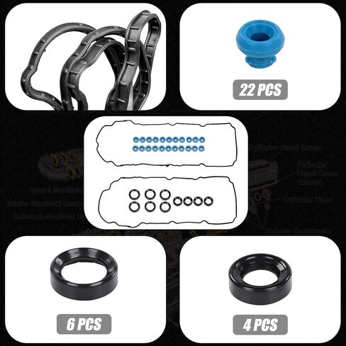 HGS4213 Cylinder Head Gasket Set for 2011-2019 Ford Explorer Edge Flex Taurus Police Interceptor Sedan 3.5L V6 N/A Valve Cover Gasket VS50814R in Kuwait