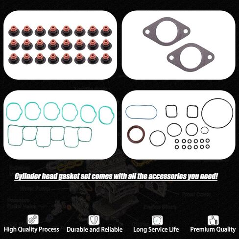 HGS4213 Cylinder Head Gasket Set for 2011-2019 Ford Explorer Edge Flex Taurus Police Interceptor Sedan 3.5L V6 N/A Valve Cover Gasket VS50814R in Kuwait