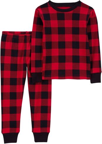 Carter's 2 Piece St. Patrick's Day Snug Fit Cotton Pajamas (Ivory/Green St. Patrick’s, 3T) in Saudi Arabia
