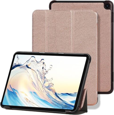 حافظة لهاتف Amazon Fire HD 8 & 8 Plus (إصدار 12/10 2022/2020)، غطاء Fire 8، غطاء حامل ممتاز من مادة TPU مع خاصية التنبيه/السكون التلقائي الذكي، غير مناسب لجهاز iPad Sumsung (كاكي) in Saudi Arabia
