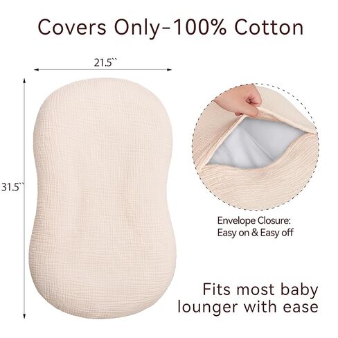 Pro Goleem Muslin Changing Pad Cover for Boys and Girls, Soft Breathable Fitted Cotton Diaper Changing Table Pad Sheets, Neutral, 2 Pack (Grey＆Green) in Kuwait