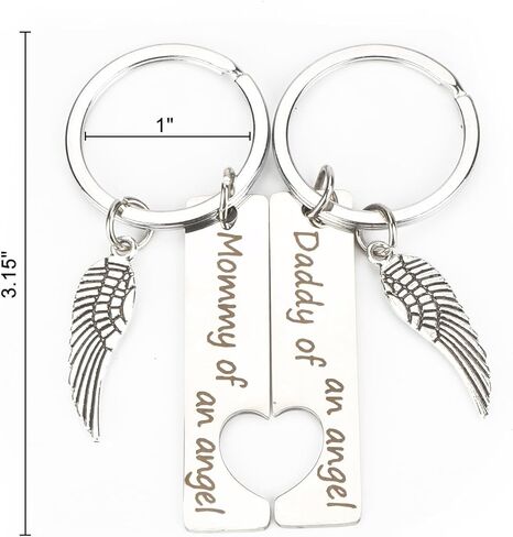 Gifts for Parents from Daughter,Matching Keychains for Parents, Dad Keychain,Mom Keychain, Parents Gifts for Anniversary, Birthday,Christmas Gifts for Mom from Daughter, 2 Pcs in Saudi Arabia