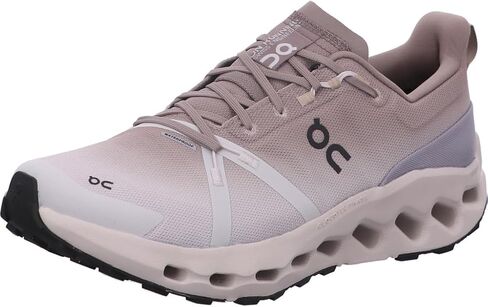 On Men's Cloudsurfer Trail Waterproof Running Shoes Sneakers (Mauve - Flame, 12 US) in Kuwait