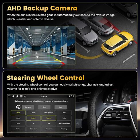 لكيا ريو 2012-2014 Dash Kit 【2 + 64 جيجابايت Android 13 】 ستيريو سيارة مع Carplay لاسلكي Android Auto، شاشة لمس 9 بوصات راديو GPS للملاحة WiFi Bluetooth SWC Mic كاميرا احتياطية in Saudi Arabia