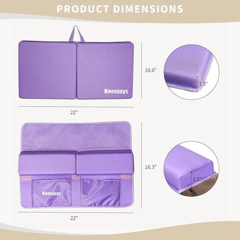 Bath Kneeler and Elbow Rest Pad,Bath Kneeler,Baby Bath Mat,Kneeling Pad,Bath Toy Organizer for Tub,Kneeling Pad for Bathing Baby,Relieve Your Knees and Elbows,Quick Dry,Non-Slip in Kuwait