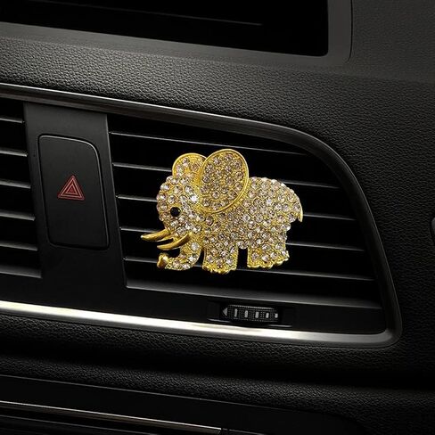 TZnyly Tznyly Car Decor Fresheners For Women Bling Accessories Air Outlet Decoration Aromatherapy Vent Clip Charm freshener Set of 2 bows in Saudi Arabia