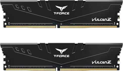 مجموعة TEAMGROUP T-Force Vulcan Z DDR4 سعة 16 جيجابايت (2 × 8 جيجابايت) 4000 ميجاهرتز (PC4-32000) CL18 وحدة ذاكرة سطح المكتب رام رمادي TLZGD416G4000HC18JDC01 in Saudi Arabia