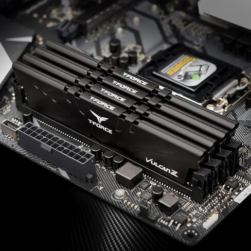 مجموعة TEAMGROUP T-Force Vulcan Z DDR4 سعة 16 جيجابايت (2 × 8 جيجابايت) 4000 ميجاهرتز (PC4-32000) CL18 وحدة ذاكرة سطح المكتب رام رمادي TLZGD416G4000HC18JDC01 in Saudi Arabia