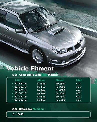 SCITOO 13490 المبرد مناسب 2013-2018 لـ Ram لـ 2500 6.7L 2013-2018 لـ Ram لـ 3500 6.7L 2014-2018 لـ Ram لـ 4500 6.4L 2013-2018 لـ Ram لـ 4500 6.7L 2014-2018 لـ Ram ل 5500 6.4 لتر in Saudi Arabia