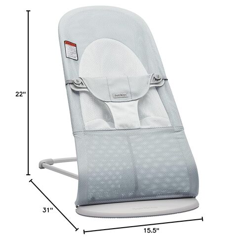 BabyBjörn Bouncer Balance Soft, Woven/Jersey, Beige/Grey in Kuwait