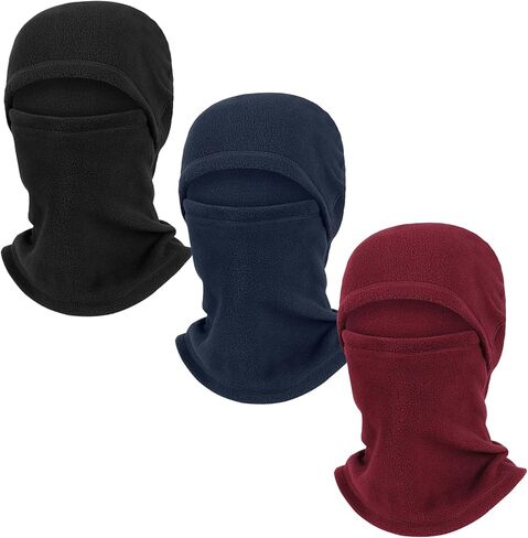 4 Pieces Full Face Cover Winter Warm Fleece Balaclava Face Mask Soft Winter Ski Mask for Men Women Cold Weather in Saudi Arabia