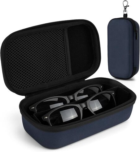 Double Sunglasses Case, Hard Shell Glasses Case for RayBan Meta, Travel Dual Eyewear Storage for Men Women in Kuwait