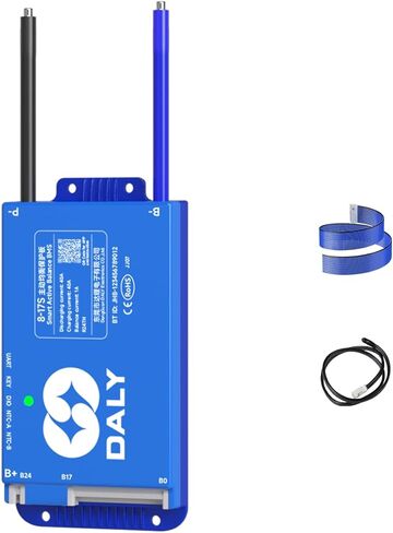 100BALANCE 150A 8S-24S Smart BMS Srandard Version with Active Balancer and Build-in Bluetooth APP/UART for Lithium Battery NCM/LFP/LTO Pack in Saudi Arabia