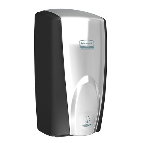 Rubbermaid Commercial Products Technical Concepts Touch-Free Auto Foam Soap Dispenser, Chrome, 10.9" x 5.2" x 5.2", For School/Restaurant/Office/Airport Bathrooms in Kuwait