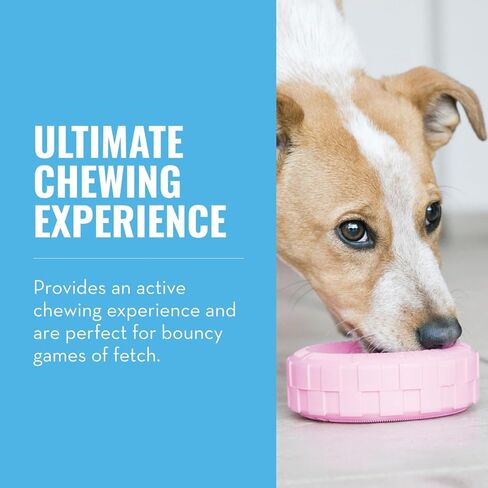 KONG - Tires - Durable Rubber Chew Toy and Treat Dispenser for Power Chewers - for Medium/Large Dogs in Kuwait