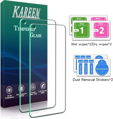 KAREEN [2 Pack] Screen Protector for Motorola Moto G Stylus 5G 2024 Tempered Glass, Anti Scratch, Bubble Free, Case Friendly, 9H Hardness in Saudi Arabia