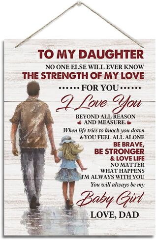 Daughter Gift, Inspirational Wall Decor, Decorative Hanging Wood Signs, Christian Gift for Daughter, Birthday Christmas Gift, Lovely Wall Decor Gift for Daughter, God Sign- I Am A Daughter Of The King in Saudi Arabia
