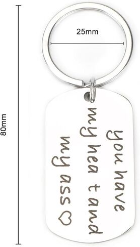 My Love Keychain for Him,My Man Keychain Gift for Boyfriend Husband,Valentine's Day, Christmas Gifts for Boyfriend,Anniversary Keychain Gifts from Wife,You're My Person in Kuwait