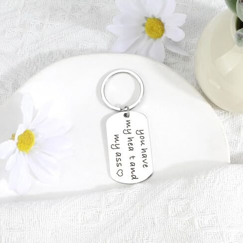 My Love Keychain for Him,My Man Keychain Gift for Boyfriend Husband,Valentine's Day, Christmas Gifts for Boyfriend,Anniversary Keychain Gifts from Wife,You're My Person in Kuwait