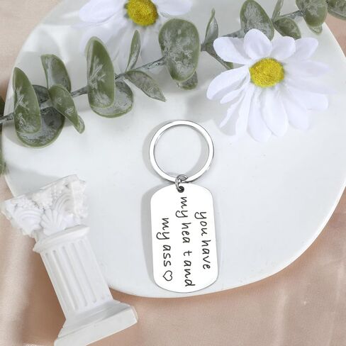 My Love Keychain for Him,My Man Keychain Gift for Boyfriend Husband,Valentine's Day, Christmas Gifts for Boyfriend,Anniversary Keychain Gifts from Wife,You're My Person in Kuwait
