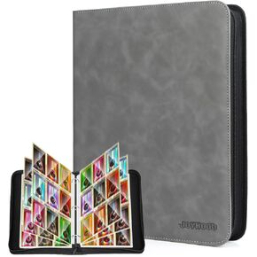 JoyHood Card Binder for Trading Card, Card Collection Binder with 9 Pocket - Hold Up to 900 Cards, Card Album Holder compatible with TCG/PM/MTG/OPCG/YGO Card (Black, 9 Pockets) in Kuwait