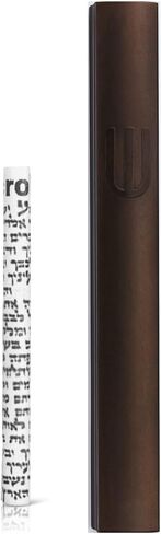 Spirit Labs Premium Mezuzah Aluminum Case - Easy Installation - Silver Shin - Weatherproof in Kuwait