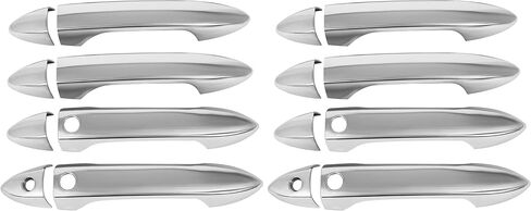 OCPTY 4PCS Door Handle Covers for 2013-2017 for Honda Accord Exterior Driver Side & Passenger Side Car Door Handle Covers Trim Kit Chrome in Saudi Arabia