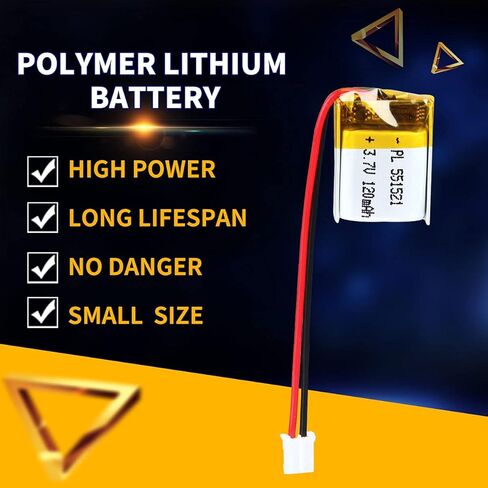 YDL 3.7V 750mAh 503048 Lipo battery Rechargeable Lithium Polymer ion Battery Pack with JST Connector in Saudi Arabia