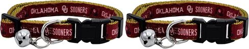 Pets First Collegiate Pet Accessories, Cat Collar, Oklahoma Sooners, One Size in Saudi Arabia