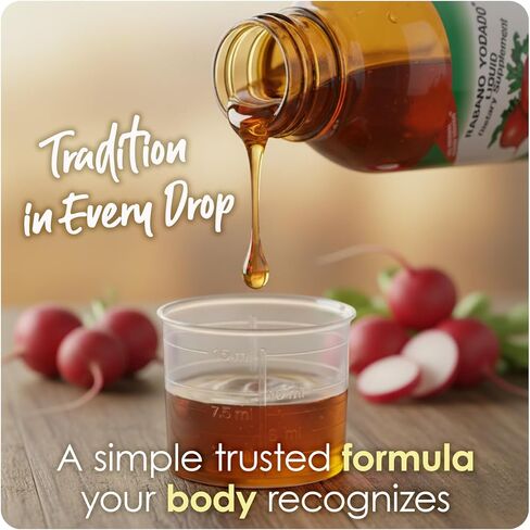 Enhances Your Body Energy, Improves Immunity, Horseradish Extract, 8 FL Oz, Bottle, Red in Kuwait