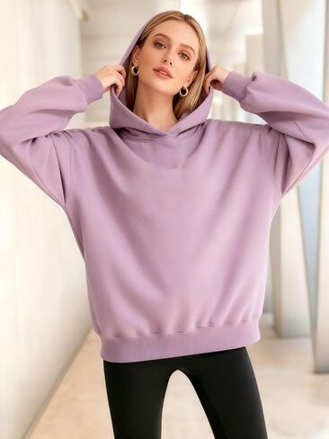 MAGICMK Womens Oversized Hoodies Sweatshirts Colourful plus Size Fall Long Sleeve Sweaters tops in Saudi Arabia