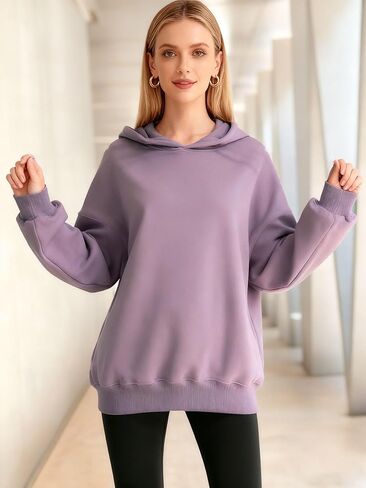 MAGICMK Womens Oversized Hoodies Sweatshirts Colourful plus Size Fall Long Sleeve Sweaters tops in Saudi Arabia