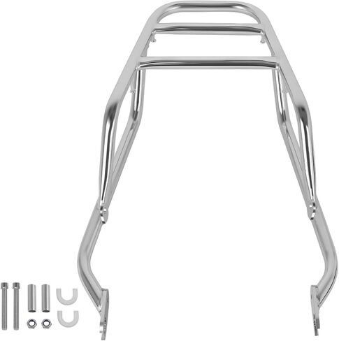 CHIFUN رف أمتعة الخلفي رف البضائع استبدال لكاواساكي W400 W650 W800 2011-2022 الكروم الصلب دراجة نارية الأمتعة الرف قوس in Saudi Arabia