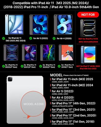 حافظة لوحة مفاتيح typecase لجهاز iPad Pro 13 بوصة (M4) 2024، لوحة مفاتيح سحرية مع إضاءة خلفية 11 لونًا لجهاز iPad Pro 13، حافظة لوحة مفاتيح مع حامل أقلام رصاص، لوحة تتبع متعددة اللمس، حامل مغناطيسي سهل الضبط، أرجواني فاتح in Kuwait