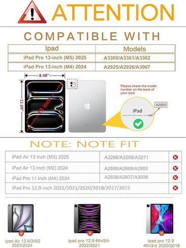 Vimorco for iPad Pro 13 Inch Case M5/M4 2025/2024 Butterfly for Girls Women in Kuwait