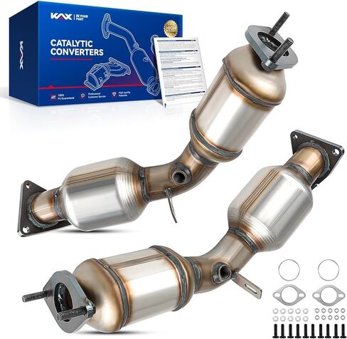 KAX Catalytic Converter Fit for 2014-2015 Q50 3.7L, 644029, 644030 Stainless Steel High Performance 2pcs (EPA Compliant) in Saudi Arabia