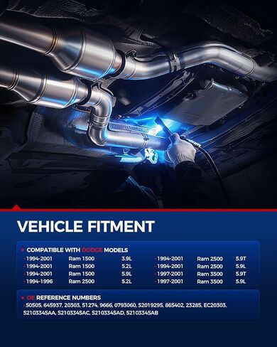 محول حفاز KAX مناسب لـ 2014-2015 Q50 3.7L، 644029، 644030 الفولاذ المقاوم للصدأ عالي الأداء قطعتين (متوافق مع EPA) in Saudi Arabia