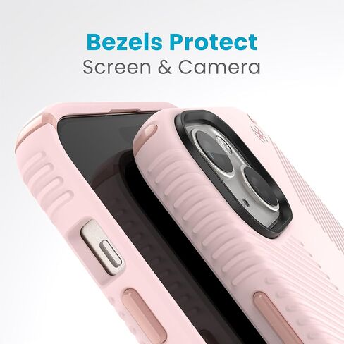 Speck iPhone 16 Pro Max Case MagSafe and ClickLock - حافظة هاتف نحيفة iPhone 16 Pro Max - iPhone 16 Pro Max Phone Case - Presidio 2 Grip - رمادي فحمي / برونزي in Kuwait