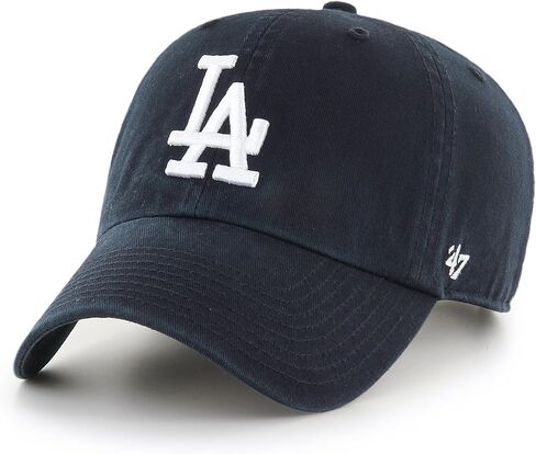 47 MLB New York Yankees Ball Park Clean Up Adjustable Hat, Adult One Size Fits All (Los Angeles Dodgers Black Black Pink) in Saudi Arabia