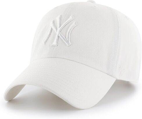 47 MLB New York Yankees Ball Park Clean Up Adjustable Hat, Adult One Size Fits All (Los Angeles Dodgers Black Black Pink) in Saudi Arabia