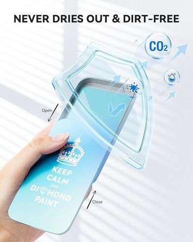 ARTDOT Enduring Stickiness Putty Wax for Diamond Art Kits for Adults,Strong Stickiness Clay Glue with Slide Storage Box for Diamond Painting Accessories and Tools in Kuwait