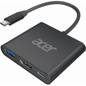 acer USB C to HDMI Adapter, 4K@60Hz HDMI Adapter with 100W PD, USB A 3.0 Port, USB-C Digital av Multiport Adapter for MacBook Pro/air, iPad Pro/air, iPhone 15, Tablets, Switch and More USB-C Devices in Kuwait